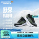 Skechers斯凱奇兒童旋鈕鞋秋冬新款加絨保暖休閑鞋男童防滑二棉鞋405291L