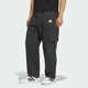 阿迪達斯 （adidas）男 運動型格系列 MH WOVEN PANT2 梭織長褲 KF2481 碳黑  2XL 