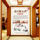 豎版頸肩腰腿疼痛精準(zhǔn)調(diào)理墻紙海報(bào)宣傳展板中醫(yī)館背景墻診所壁畫 寬160高220CM