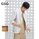 GXG男裝七分袖襯衫2025年夏季新品 條紋 175/L