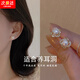 寧玥兒輕奢法式簡約耳釘女2025年爆耳環(huán)高級感氣質(zhì)耳飾仿珍珠老婆送女友 法式仿珍珠耳釘G093