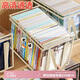八海鳥學(xué)生書本防塵收納袋大容量可折疊手提收納箱透明防水書籍整理箱