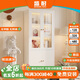 盛耐1.8米高鋼制書柜儲(chǔ)物柜兒童玩具柜陽臺(tái)臥室?guī)чT組合置物柜子