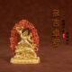 【順豐包郵】金薩珍品閣多吉卓羅 2寸青銅鍍金 彩繪帶禮盒 工藝品 實(shí)木套盒
