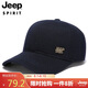 吉普（JEEP）帽子男士棒球帽秋冬加絨加厚鴨舌帽防風(fēng)護耳保暖戶外冬帽 A0143