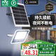 雷士（NVC）太陽能戶外照明燈室外庭院燈路燈投光燈光控遙控402lm+約25m2