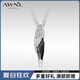 AWNL【龐博同款】守護神熾天使之翼項鏈男吊墜送男友七夕情人節(jié)禮物 項鏈鈦鋼鏈款 55CM