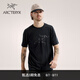 ARC'TERYX始祖鳥 IONIA MERINO WOOL LOGO 透氣 男子 羊毛短袖T恤 BLACK/黑色 S