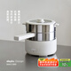 olayks立時(shí) 電煮鍋分體式 2.5L不銹鋼小電鍋電飯煲小型1-2人學(xué)生宿舍多功能鍋蒸煮煎炒鍋泡面鍋小鋼灶