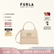 芙拉（FURLA）【七夕禮物】【明星同款】1927牛皮迷你女士手提包單肩斜挎包 裸色 MINI