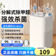 小米部依【母嬰適用】空氣凈化器除甲醛家電桌面除臭神器除煙味辦公室家用小型濾芯寵物除毛器空氣除醛儀 椰奶白頂配款【HEPA濾芯*1丨全屋除煙味異味】