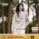 森馬迪士尼米奇IP衛(wèi)衣女中長款可愛印花25春棉質(zhì)上衣109125116004