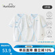 歡喜小熊新生兒連體哈衣寶寶夏季純棉護(hù)肚爬服0-6個(gè)月剛出生夏天嬰兒衣服