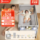 coolbaby嬰兒床多功能可折疊可移動(dòng)拼接床帶尿布臺(tái)蚊帳寶寶床 全家桶