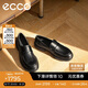 愛步（ECCO）夏季牛皮商務(wù)英倫風(fēng)樂福皮鞋男 都市首爾522324 黑色42