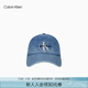 Calvin KleinJeans25春夏新款男女同款經(jīng)典復(fù)古ck刺繡牛仔棒球帽禮物4G5007G