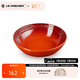 酷彩（Le Creuset）炻瓷18cm麥片碗 創(chuàng)意沙拉水果菜盤家用多功能碗漸變色 18厘米麥片碗辣椒紅色