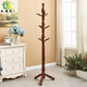棲音閣實(shí)木三角衣帽架客廳臥室落地晾衣架立式簡(jiǎn)易家用大款加粗掛衣架