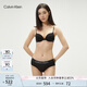 Calvin Klein內(nèi)衣【七夕禮物】女士字母肩帶3/4罩杯柔軟舒適薄墊文胸QP1062A UB1-太空黑 75B 34B 推薦