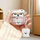 殼姐姐適用airpods4保護套ins粉色問(wèn)號小狗帶掛件蘋(píng)果耳機保護套無(wú)線(xiàn)藍牙耳機套防摔創(chuàng  )意防滑