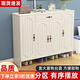 柏帝奇北歐鞋柜實(shí)木經(jīng)濟型家用門(mén)口多功能大容量門(mén)廳柜簡(jiǎn)易鞋柜子儲物柜 暖白色四門(mén) 自行組裝