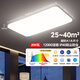美的（Midea）吸頂燈led客廳燈大瓦數(shù)高亮三防wifi智控調(diào)光全屋燈具明軒A1 智控調(diào)光|200W客廳燈|三防