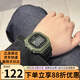 卡西歐（CASIO） 手表男女 小方塊手表 多功能防水?dāng)?shù)顯 學(xué)生運(yùn)動(dòng)手表 電子手表 W-218H-3A