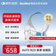 瑞思邁（Resmed）進(jìn)口家用AirFit N20鼻罩式面罩醫用呼吸機原裝配件帶頭帶L碼
