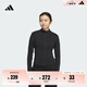 adidas「睿族工殼」修身外套女裝阿迪達(dá)斯官方輕運(yùn)動(dòng) 黑色     L