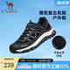 駱駝（CAMEL）戶(hù)外運(yùn)動(dòng)鞋休閑鞋復(fù)古緩震厚底登山徒步男鞋子 G13A342139黑色 四季款 41