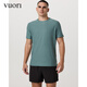VUORI Strato 飛奧力男士運動(dòng)休閑圓領(lǐng)短袖T恤 訓練健身跑步 V126 草汀麻藍/Bluegrass Heather L 180