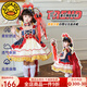 G.DUCKKIDS小黃鴨童裝洛麗塔公主裙女童裙子夏季白雪裙子兒童生日禮服裙女孩 裙子+裙撐 100 建議2~3歲（ 90-100cm）