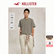HOLLISTER【涼感】25夏新款純色簡(jiǎn)約風(fēng)情侶T恤男裝女裝KI324-4166 棕色 M (180/100A)