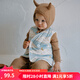 OAK FAMILY秋冬寶寶夾棉雙面穿馬甲背心兒童保暖加絨男女孩短外套 小王子 （不含帽子） 100 cm