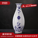 景德鎮(zhèn)陶瓷觀音瓶客廳餐桌擺件景德鎮(zhèn)青花玲瓏工藝品電視柜花瓶高級感 青花玲瓏觀音瓶
