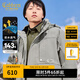 卡賓男裝 三防連帽羽絨服秋冬新款90鴨絨工裝外套潮流寬松H 果灰色38 L /175/50