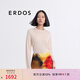 ERDOS 25春夏新品精紡圓領(lǐng)套衫簡約百搭寬松輕薄女羊絨衫 香草白 M 165/84A