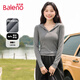 班尼路（Baleno）V領(lǐng)連帽打底衫女秋冬2025年新款磨毛薄絨保暖高彈修身長(cháng)袖T恤上衣