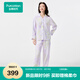 全棉時(shí)代新品家居服親膚透氣越穿越柔女士純棉睡衣空氣褶皺紗
