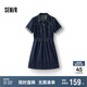 森馬（Semir）森柔牛仔|商場同款牛仔連衣裙女工裝風2025夏季短裙103325114009