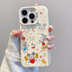 殼韻 米奇適用蘋果16promax手機殼新款iPhone15promax磨砂14卡通可愛13個性創(chuàng)意12全包防摔硅膠保護套 白色[寫字米奇]磨砂彩銀 iPhone16pro