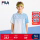 FILA斐樂兒童童裝POLO衫2025年夏季新款男大童運(yùn)動針織短袖上衣 滿印一-ZA 170
