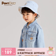 PawinPaw卡通小熊童裝春夏男寶寶休閑風(fēng)純棉時(shí)尚牛仔外套 牛仔藍(lán)色/55 90 cm