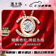 ?？ㄒ?HEEKAIYI項(xiàng)鏈女士玫瑰金彩金項(xiàng)鏈奢侈首飾七夕情人節(jié)生日禮物送老婆送女友 玫瑰金鉆石項(xiàng)鏈-中號(hào)