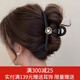 向晚 發(fā)夾發(fā)卡山茶花抓夾女發(fā)夾女后腦勺中號(hào)氣質(zhì)高級(jí)感鯊魚(yú)夾頭飾