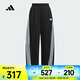 阿迪達斯 （adidas）女子運動休閑速干涼感寬松香蕉褲跑步短褲夏季戶外束腳高彈運動褲 KE5802 M