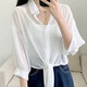 FOX.G白色襯衫女士夏季衣服新款2025上衣薄款襯衣正裝時尚女裝防曬開衫 白色薄款襯衫均碼