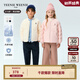 Teenie Weenie Kids【小吐司輕羽絨】小熊童裝24冬中性三防羽絨服 香草小吐司（象牙白） 120