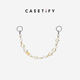 CASETIFY【全新上市】掛鏈鑰匙圈 銀白珍珠/金屬蝴蝶結(jié) 適用于部分手機(jī)殼 手機(jī)飾品/掛鏈掛件/手機(jī)配件 銀白珠飾