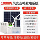 語森憶太陽能板蓄電池控制器風(fēng)光互補光伏發(fā)電系統(tǒng)220w全套一體機 1000W輸出100AH200W+400w風(fēng)機